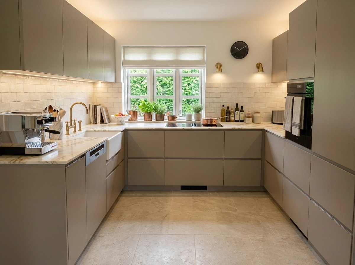 Interior design in Transitional style — Kitchen by GenRoom AI