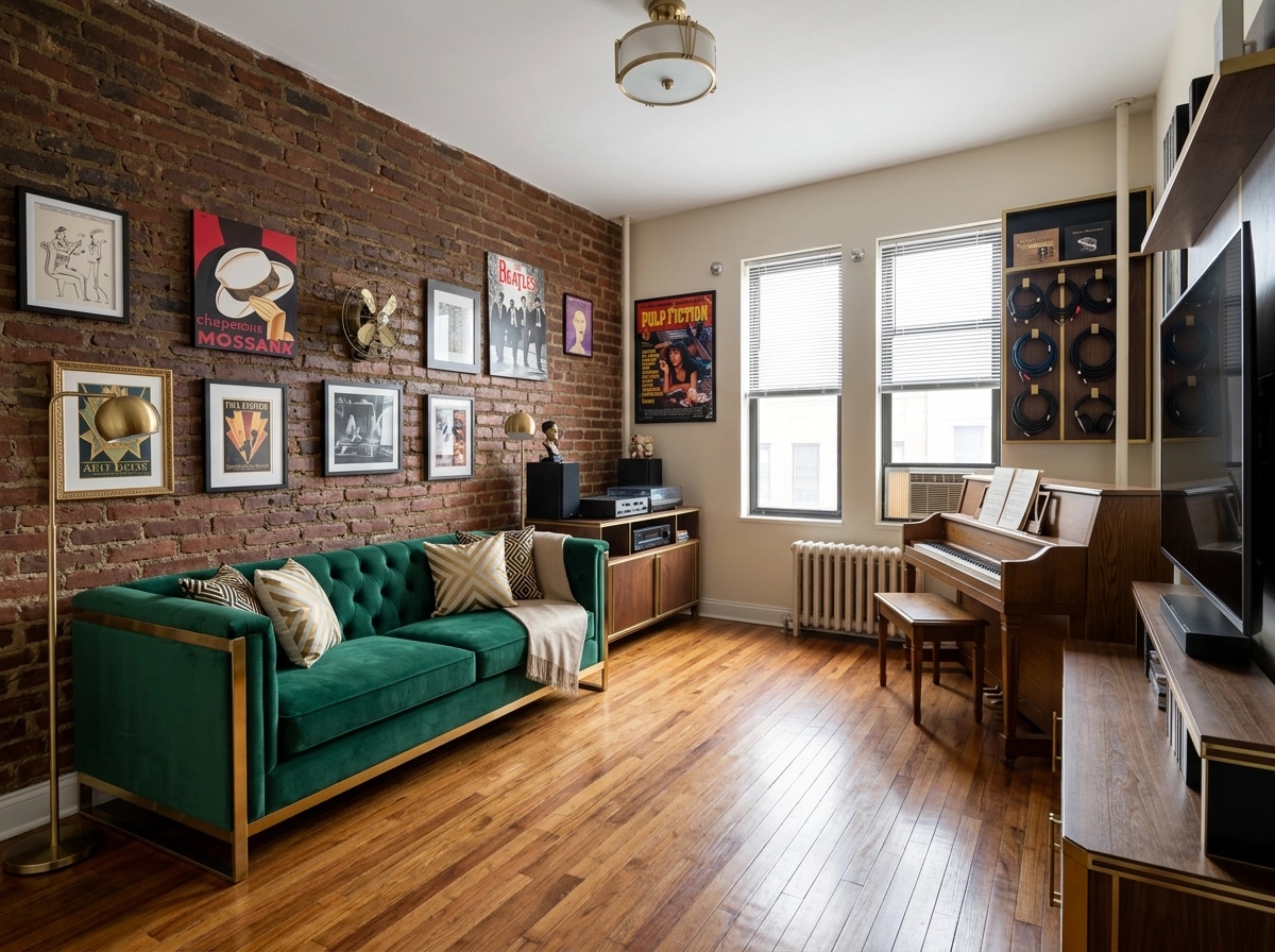 Art Deco Bedroom design — interior photo by GenRoom AI