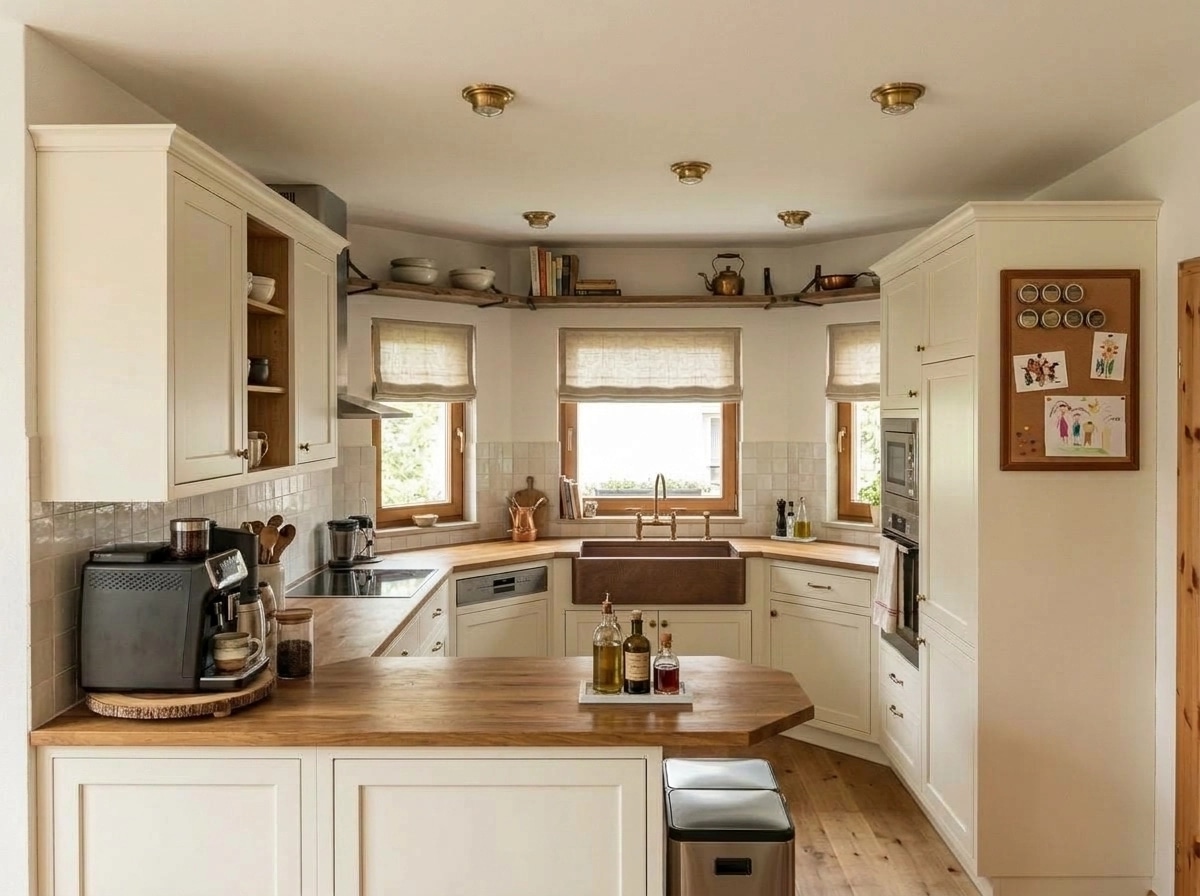 Modern Farmhouse Kitchen design — interior photo by GenRoom AI