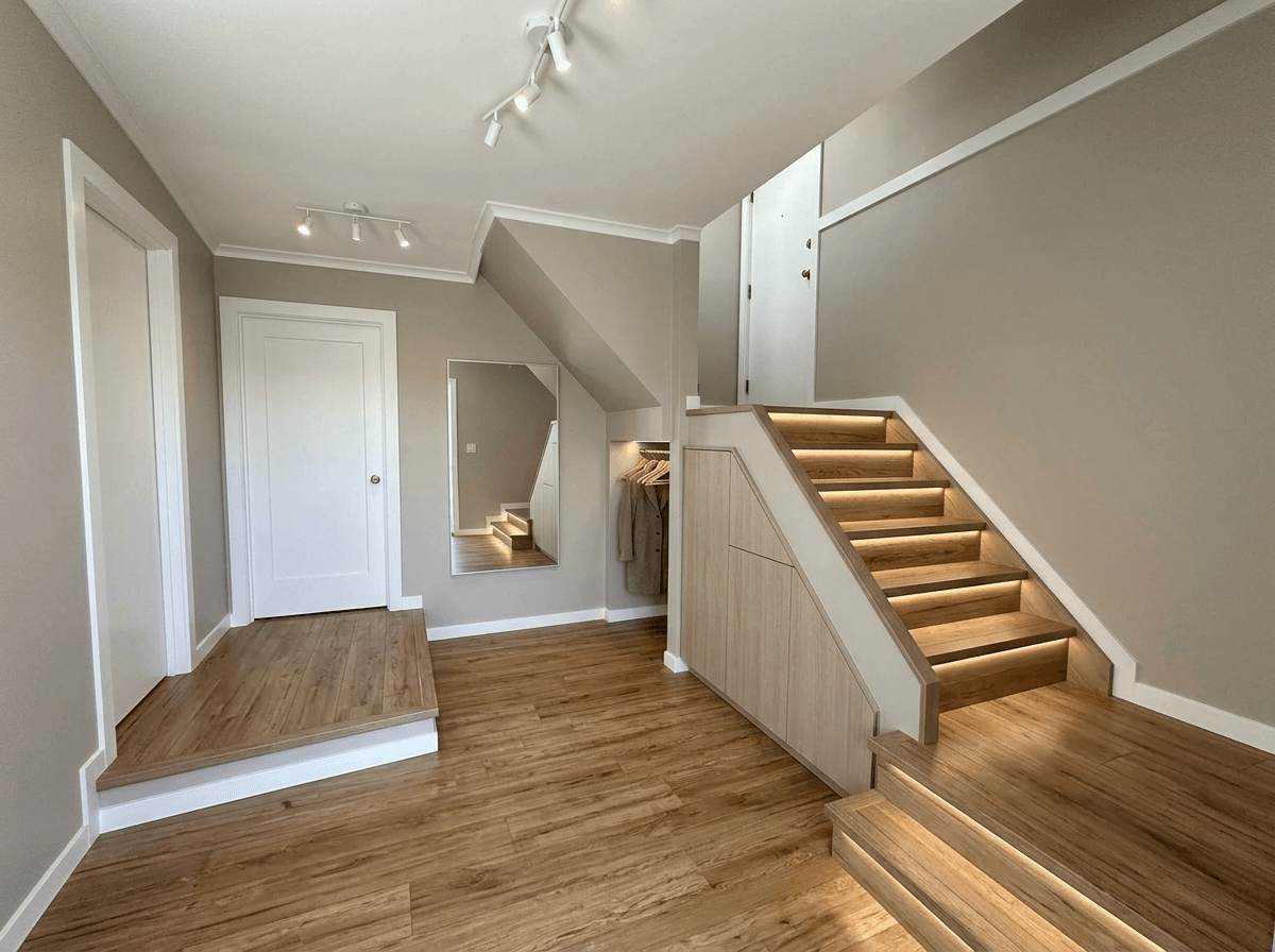 Interior design in Contemporary style — Hallway by GenRoom AI