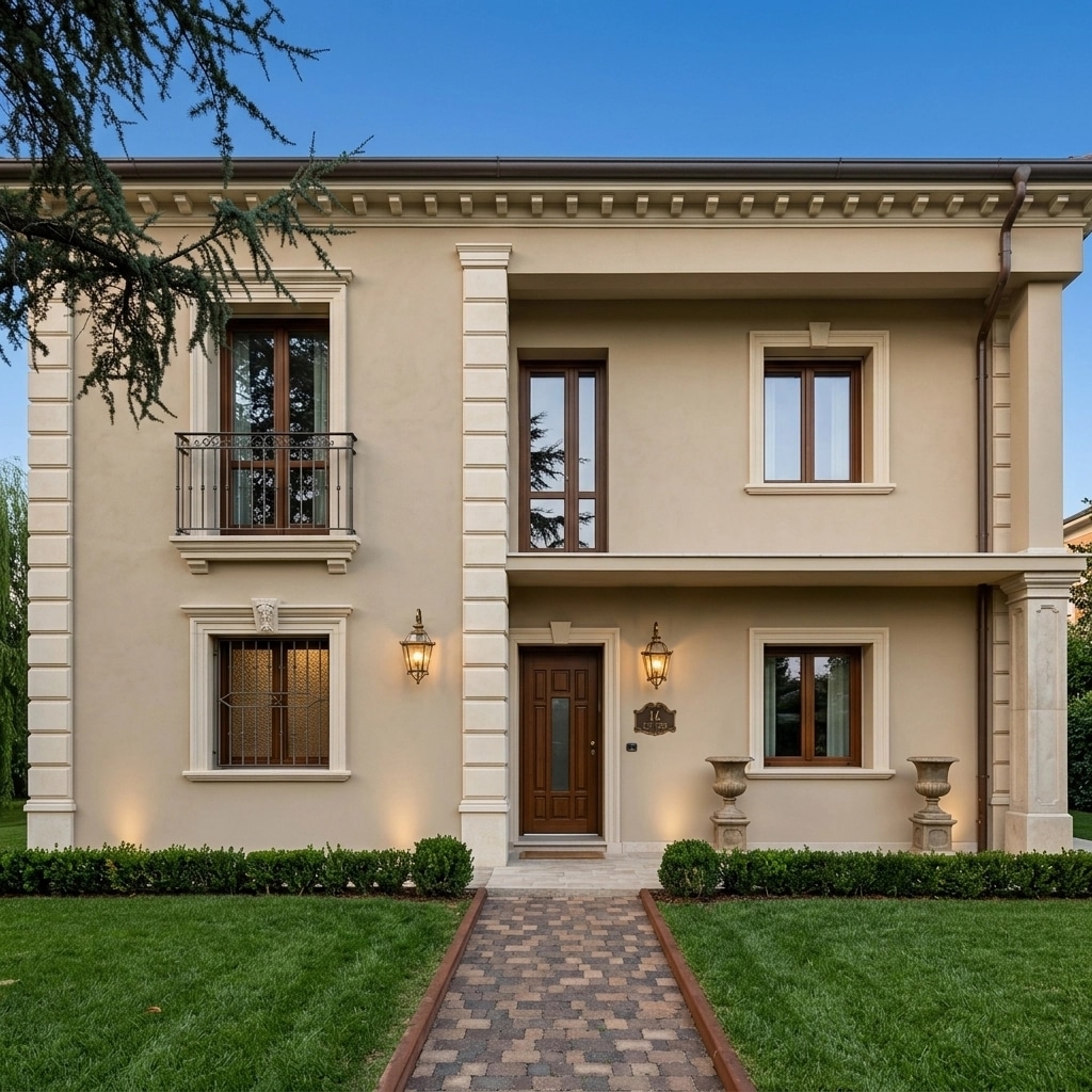 Classic Facade Facciata design — facade photo by GenRoom AI