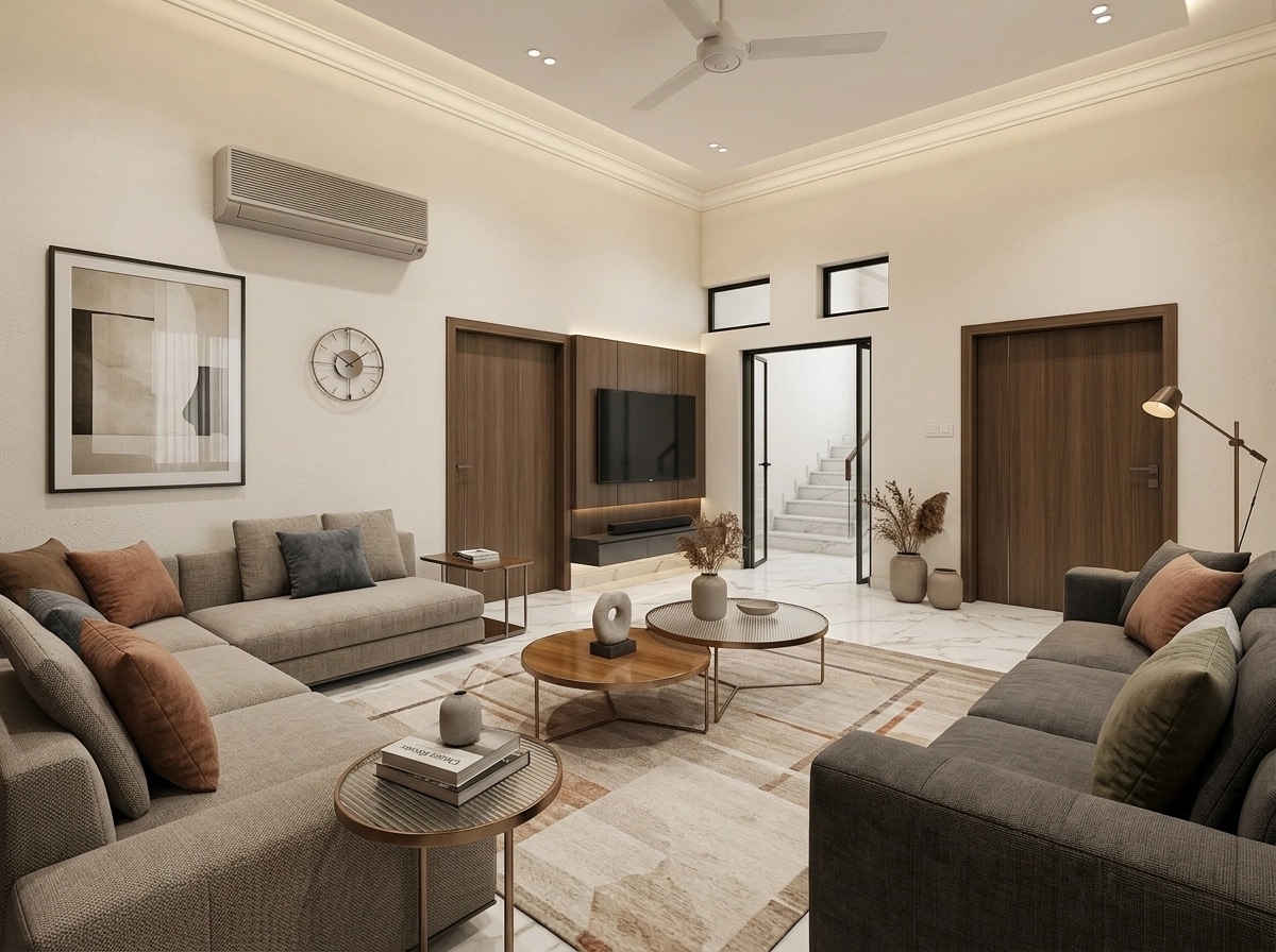 Interior design in Contemporary style — Living Room by GenRoom AI