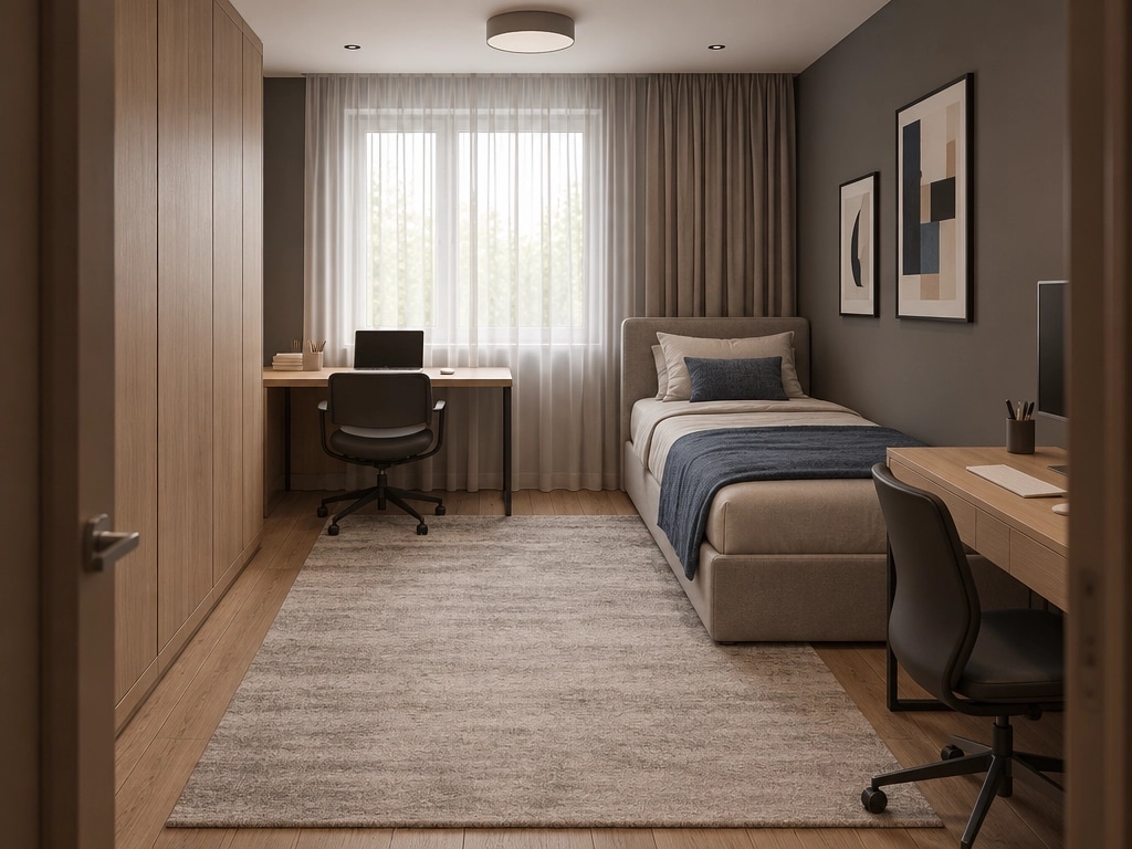 Contemporary Bedroom design — interior photo by GenRoom AI