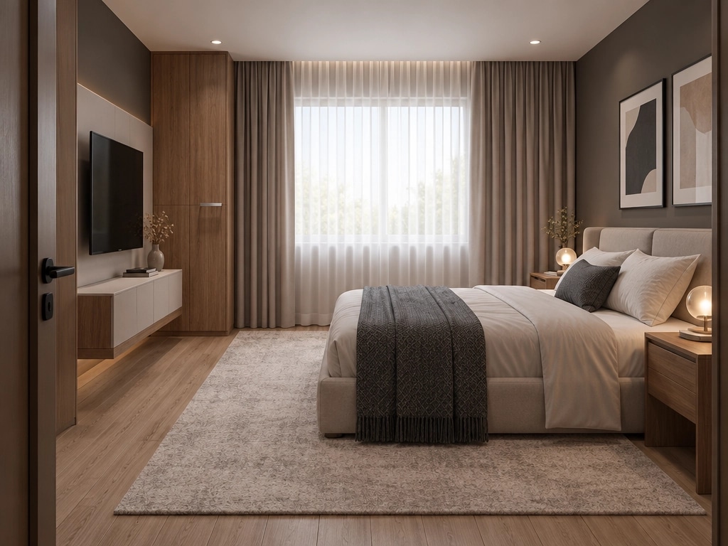 Interior design in Contemporary style — Bedroom by GenRoom AI