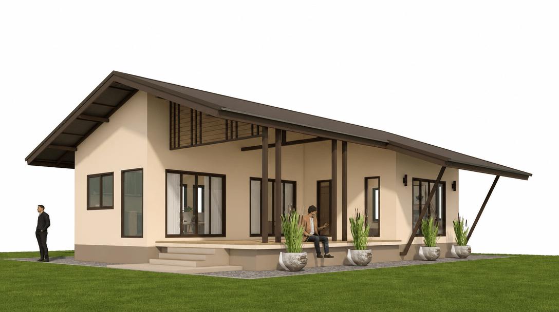 Facade design in Minimalist Facade style — Facade by GenRoom AI