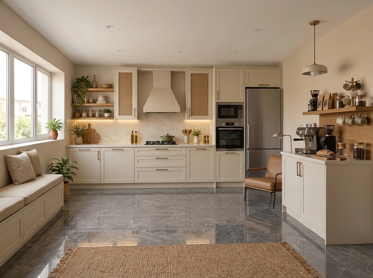 Kitchen interior in no_style style — photo by GenRoom AI