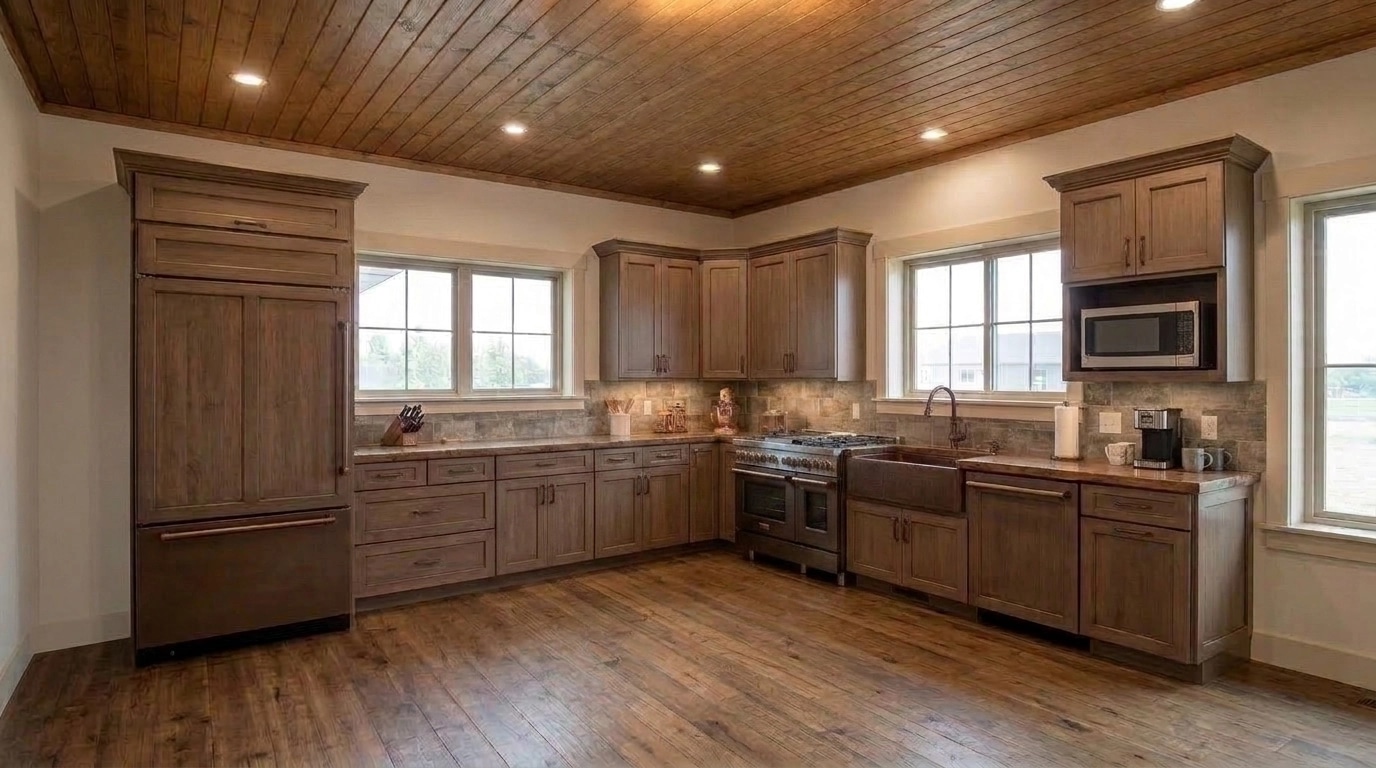 Modern Farmhouse Kitchen design — interior photo by GenRoom AI