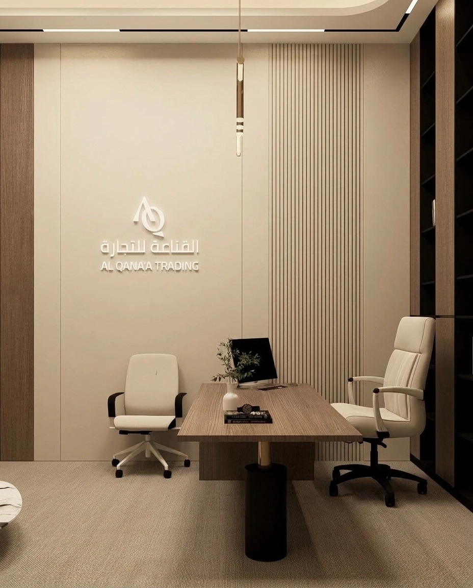 Office interior in no_style style — photo by GenRoom AI