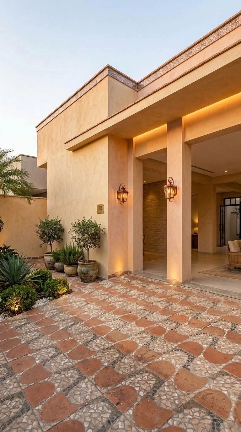 Facade design in Mediterranean Facade style — Facade by GenRoom AI
