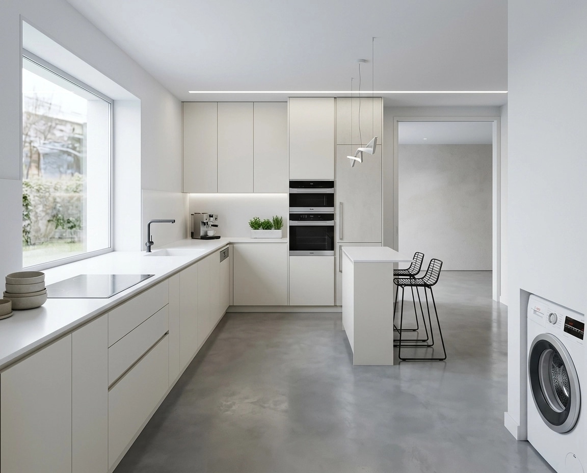 Minimalism Dapur design — interior photo by GenRoom AI