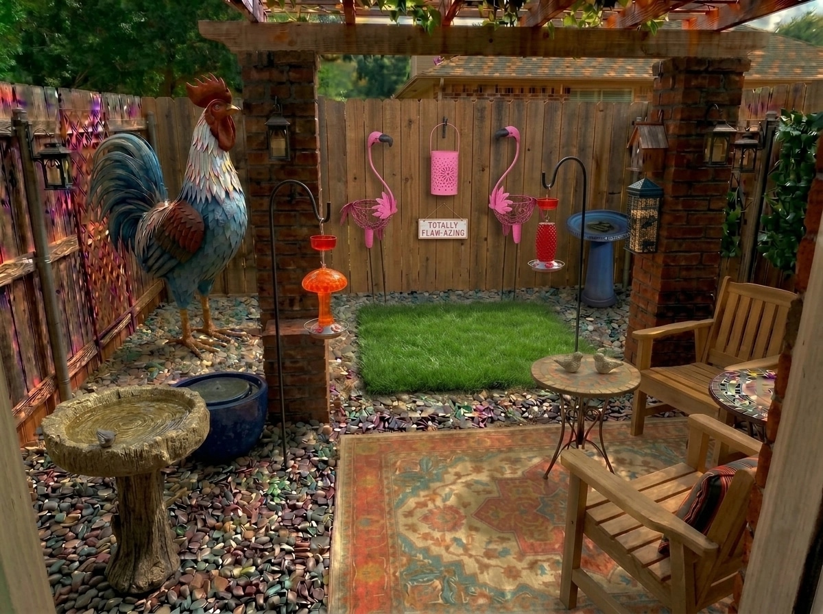 Landscape design in Mediterranean Yard style — Yard by GenRoom AI