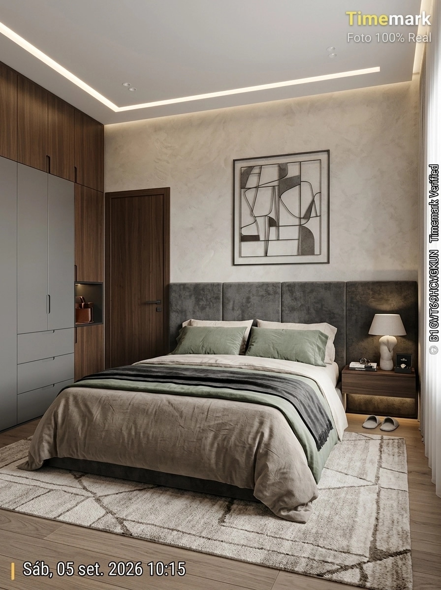 Contemporary Bedroom design — interior photo by GenRoom AI