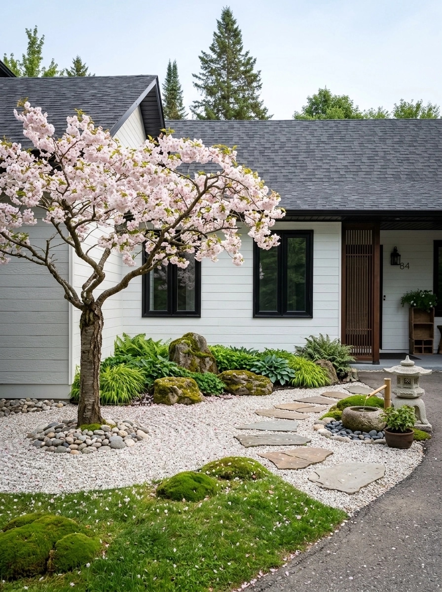 Landschaftsdesign im Japanese Garden-Stil — Garten von GenRoom AI