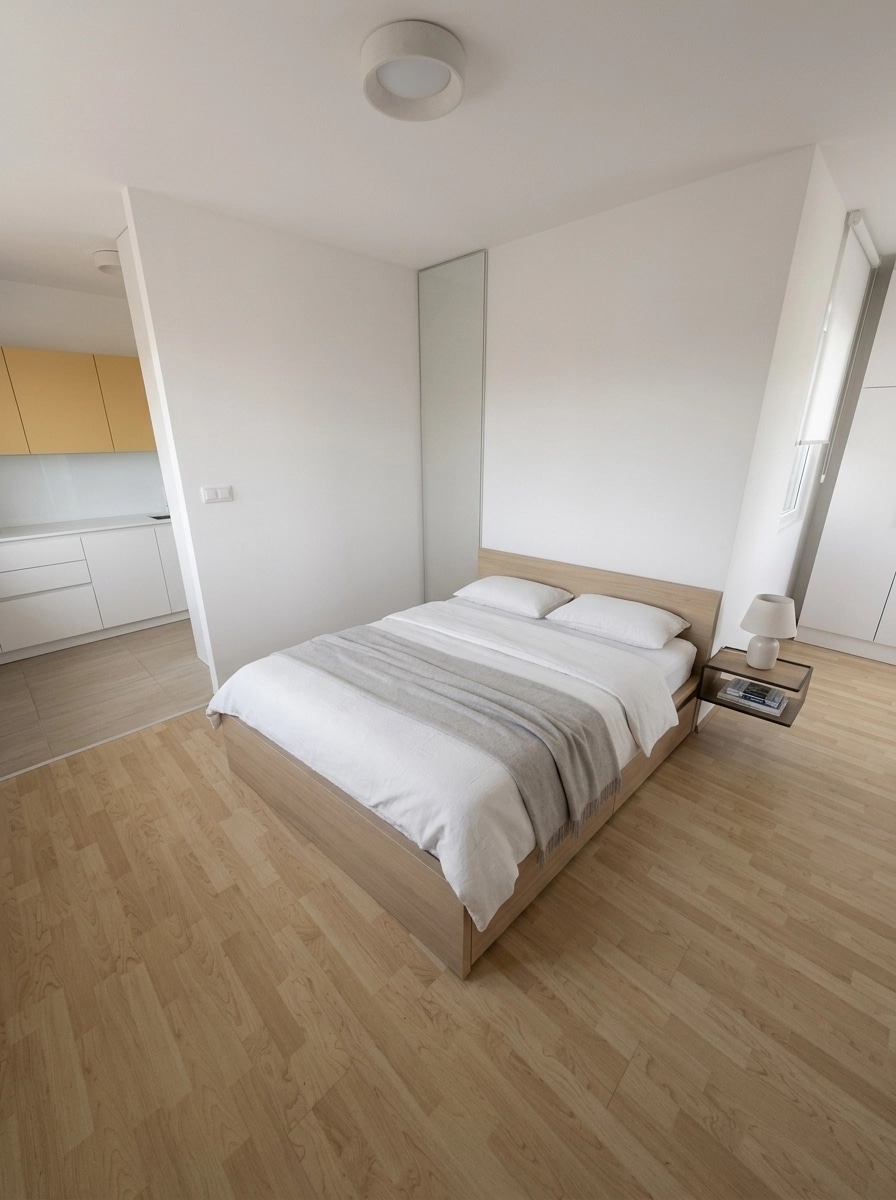 Minimalism Bedroom design — interior photo by GenRoom AI
