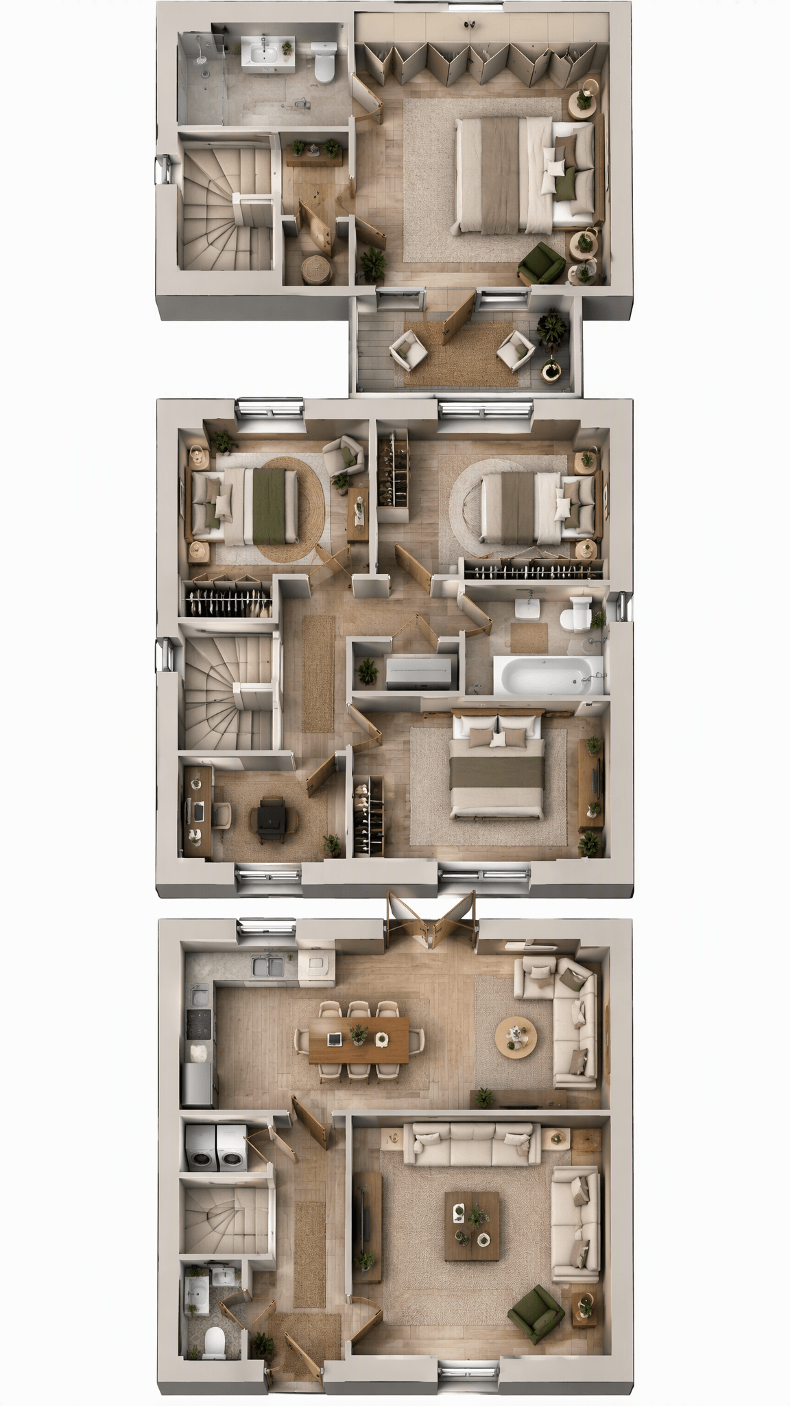 Interior design in Contemporary style — Living Room by GenRoom AI
