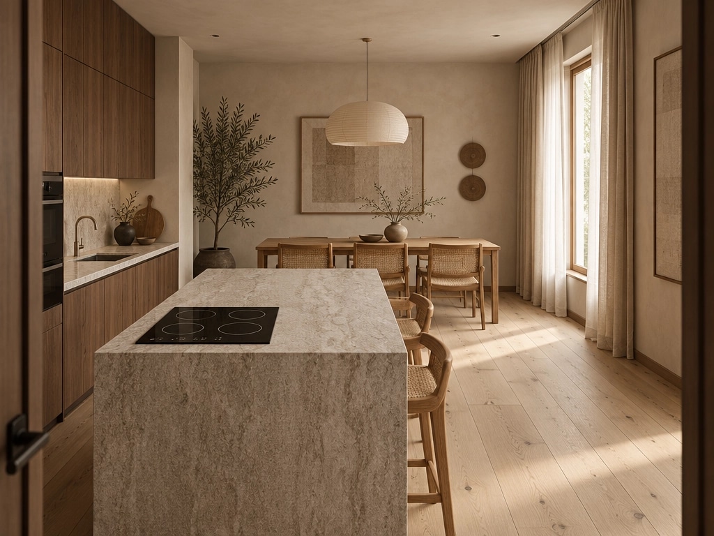 Interior design in Japandi style — Kitchen by GenRoom AI