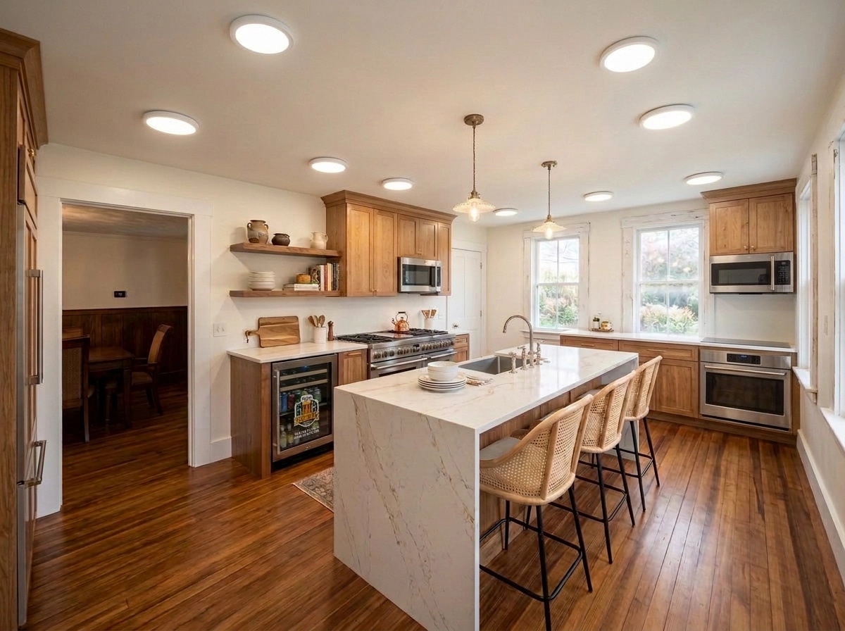 Modern Farmhouse Kitchen design — interior photo by GenRoom AI