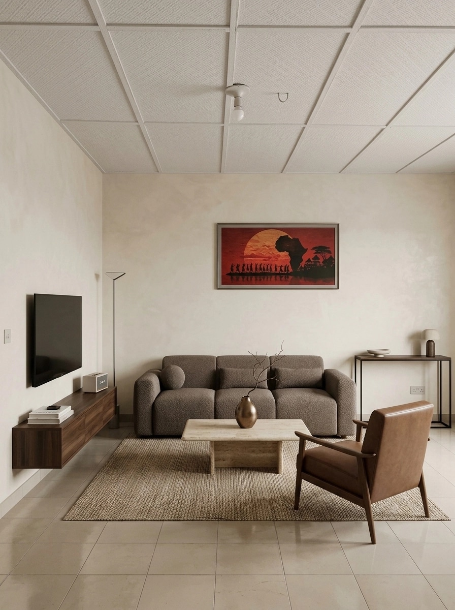 Minimalism Living Room design — interior photo by GenRoom AI