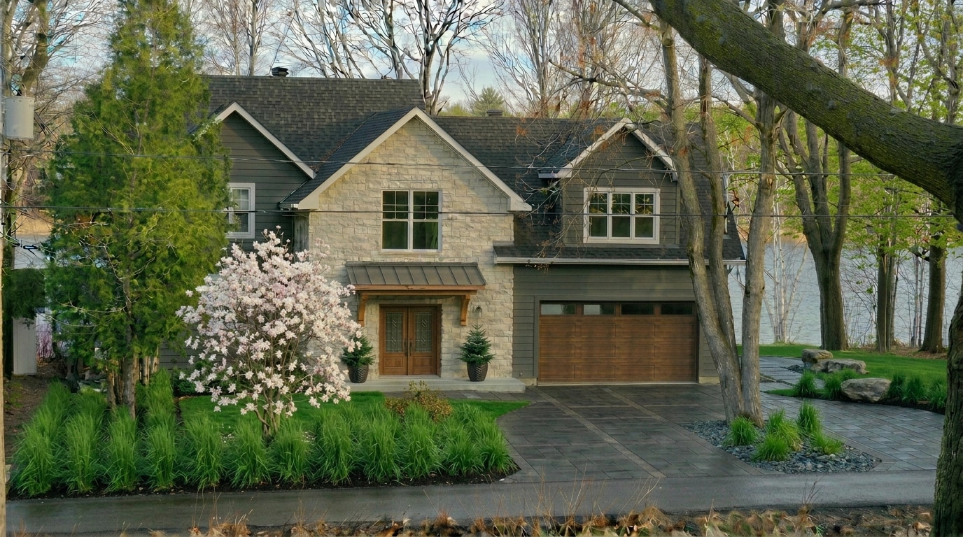 Landscape desain di Scandinavian Garden gaya — Halaman oleh GenRoom AI