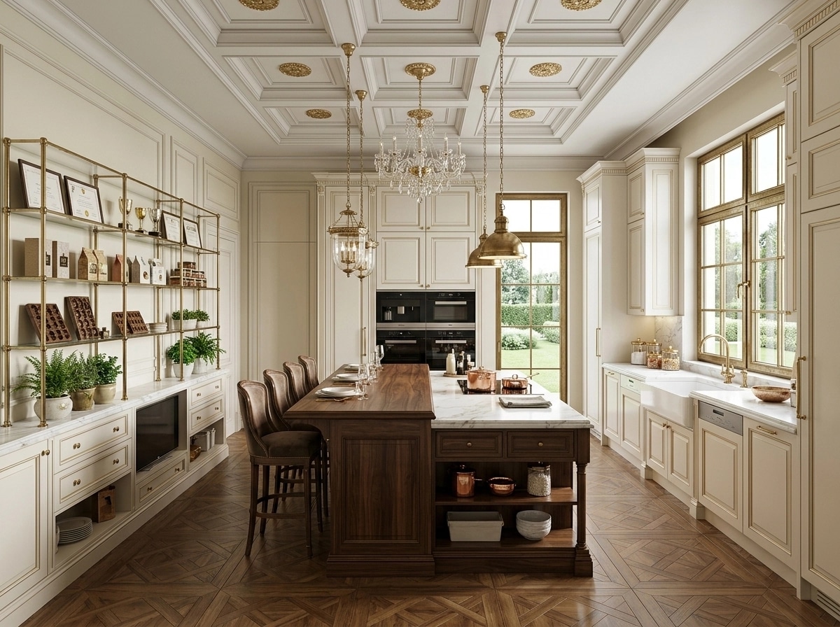 Neoclassic Mutfak design — interior photo by GenRoom AI