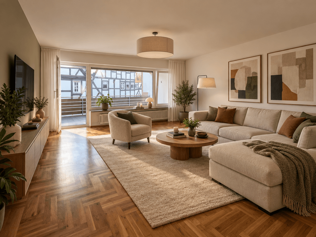 Interior design in Contemporary style — Living Room by GenRoom AI
