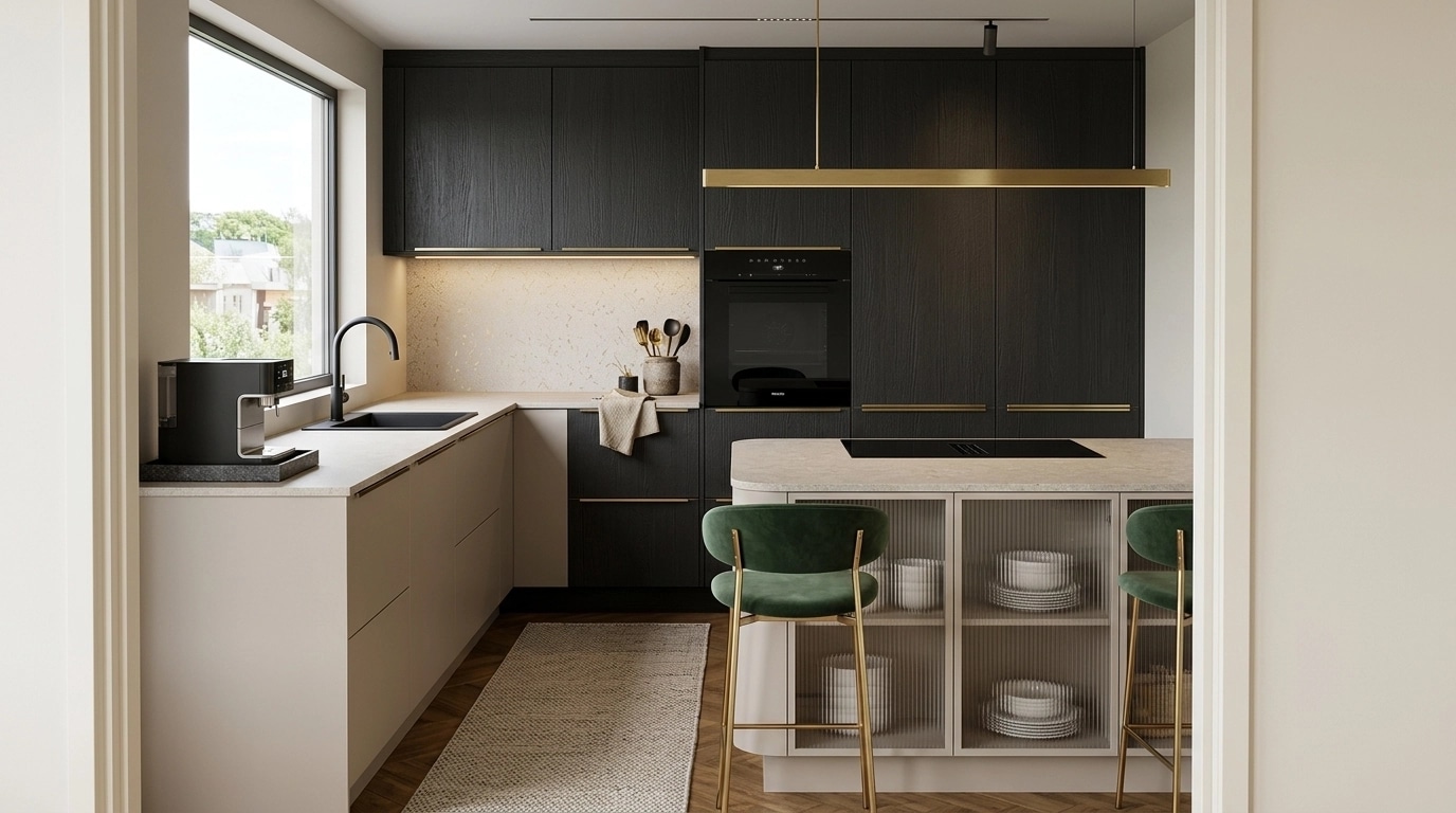 Scandinavian Kitchen design — interior photo by GenRoom AI
