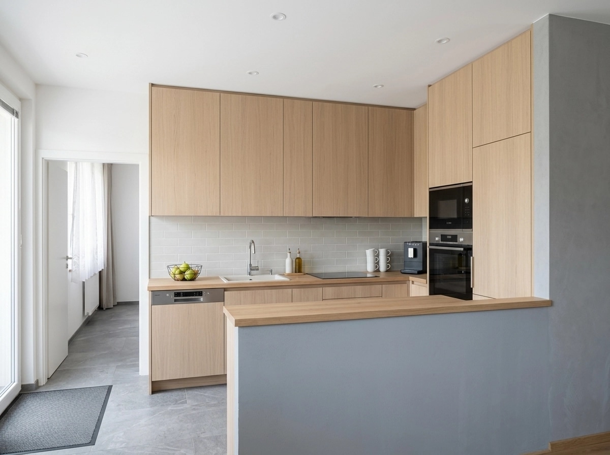 Scandinavian Kitchen design — interior photo by GenRoom AI