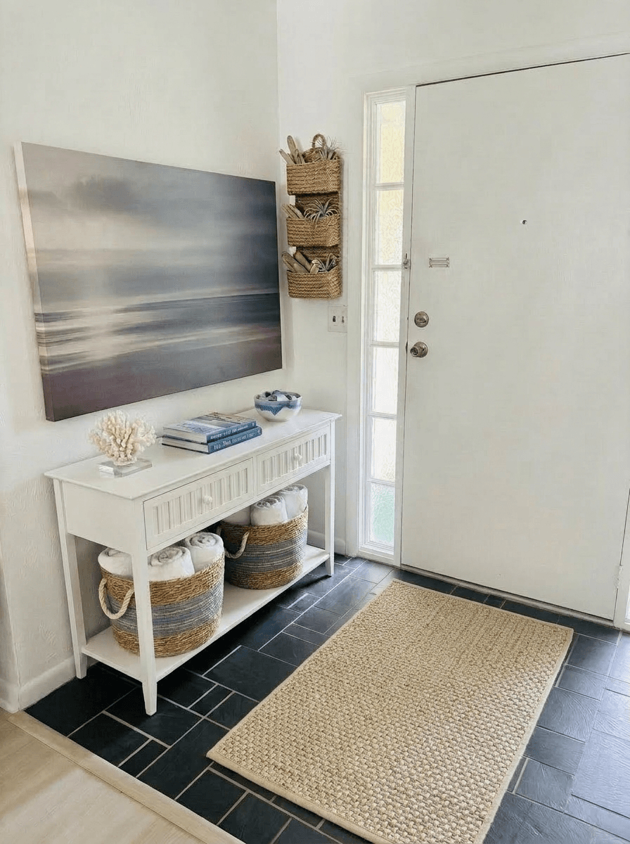 Hallway interior in Coastal / Hamptons style — photo by GenRoom AI
