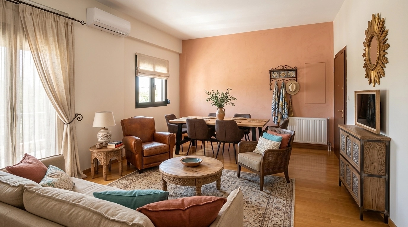 Interior design in Mediterranean style — Living Room by GenRoom AI
