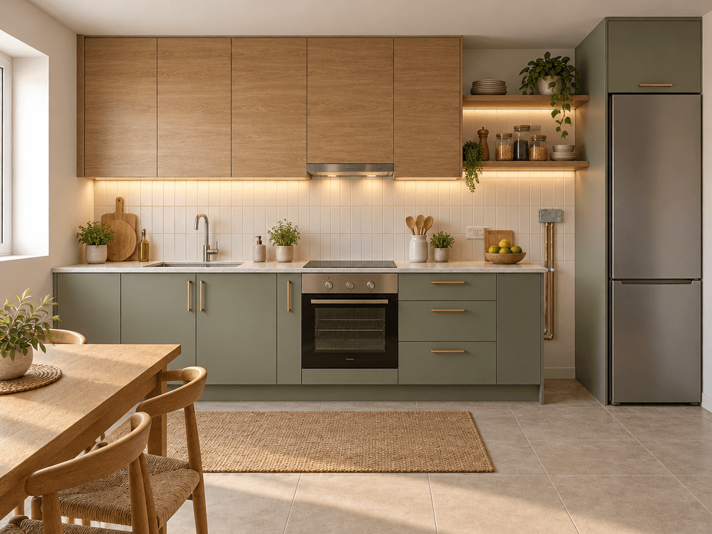 Kitchen interior in no_style style — photo by GenRoom AI