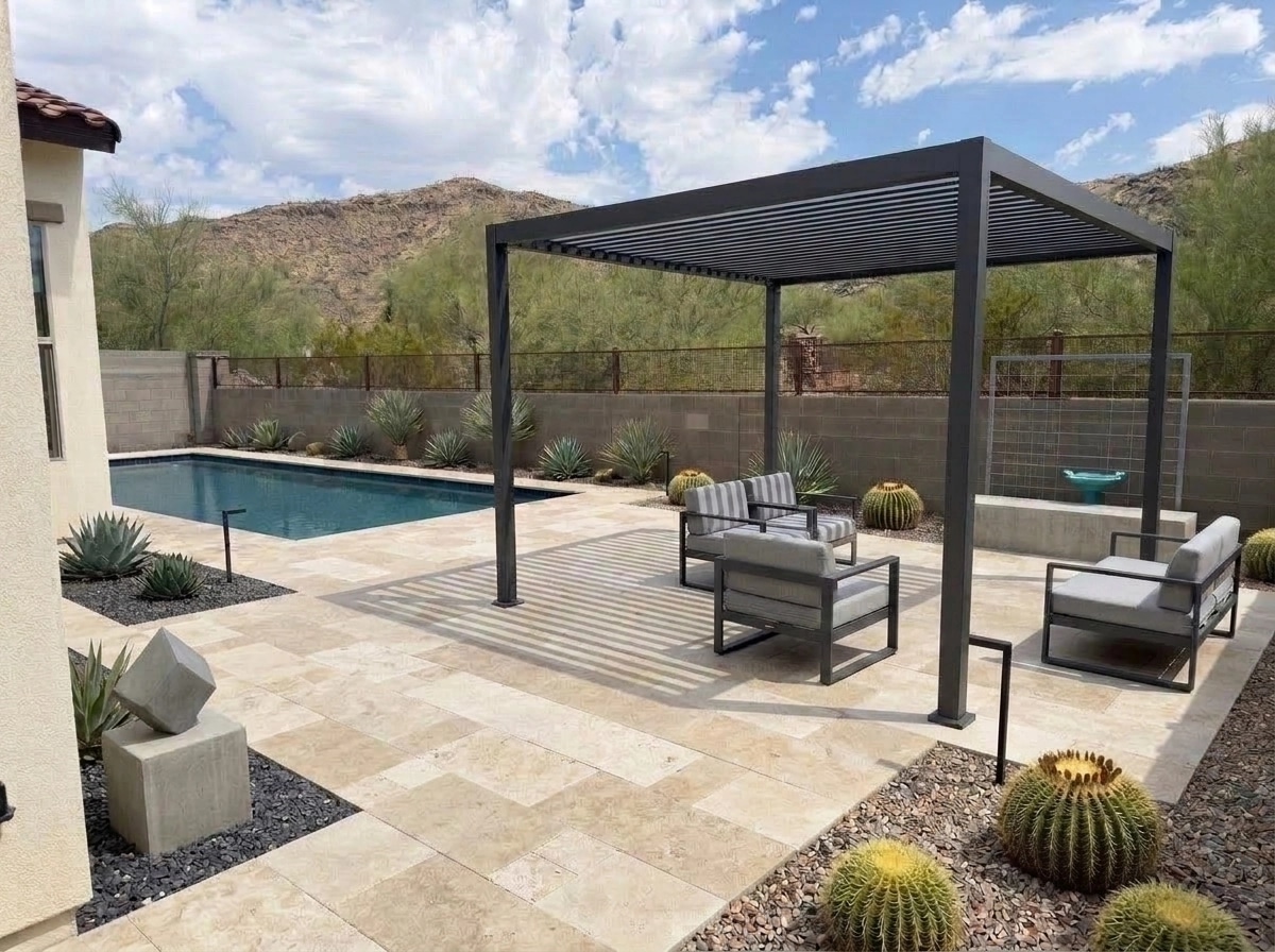 Landscape design in Minimalist Yard style — Yard by GenRoom AI