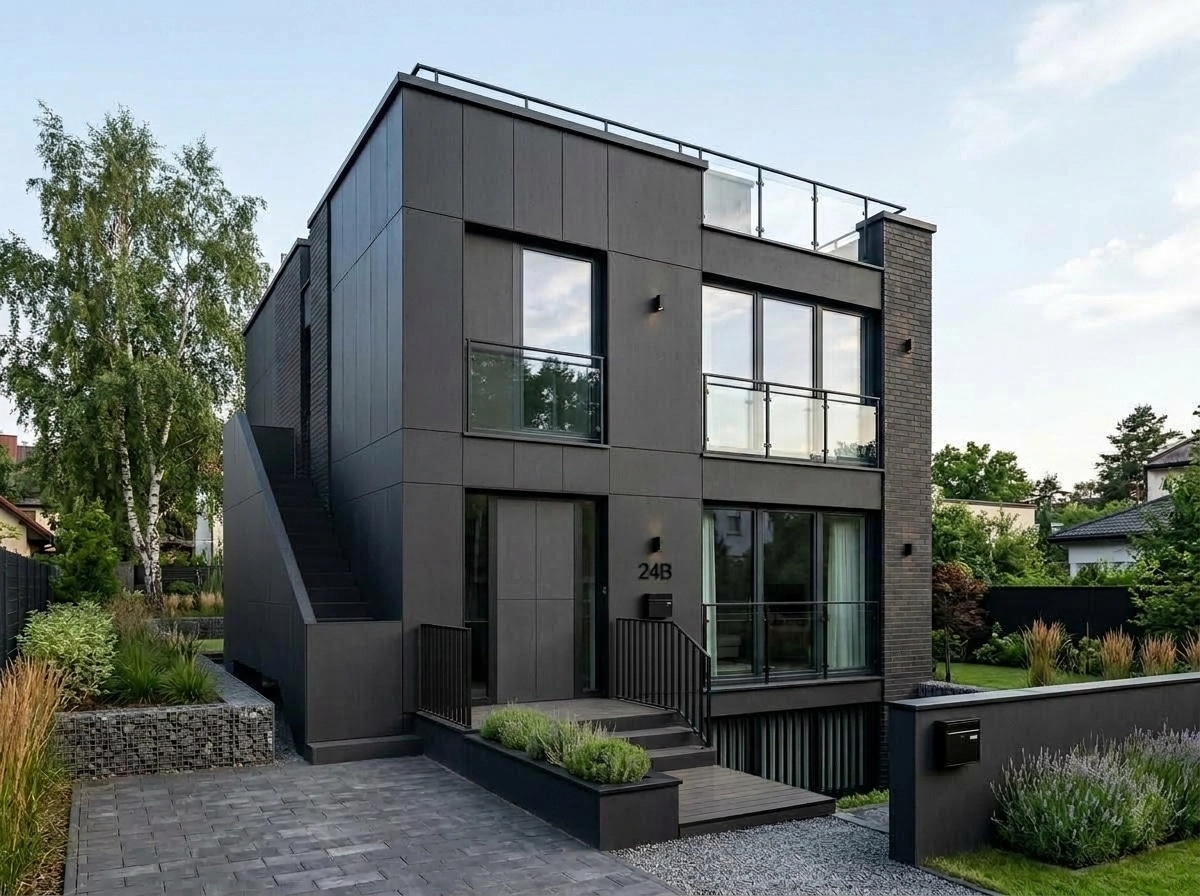 Blacktec Facade Facade design — facade photo by GenRoom AI