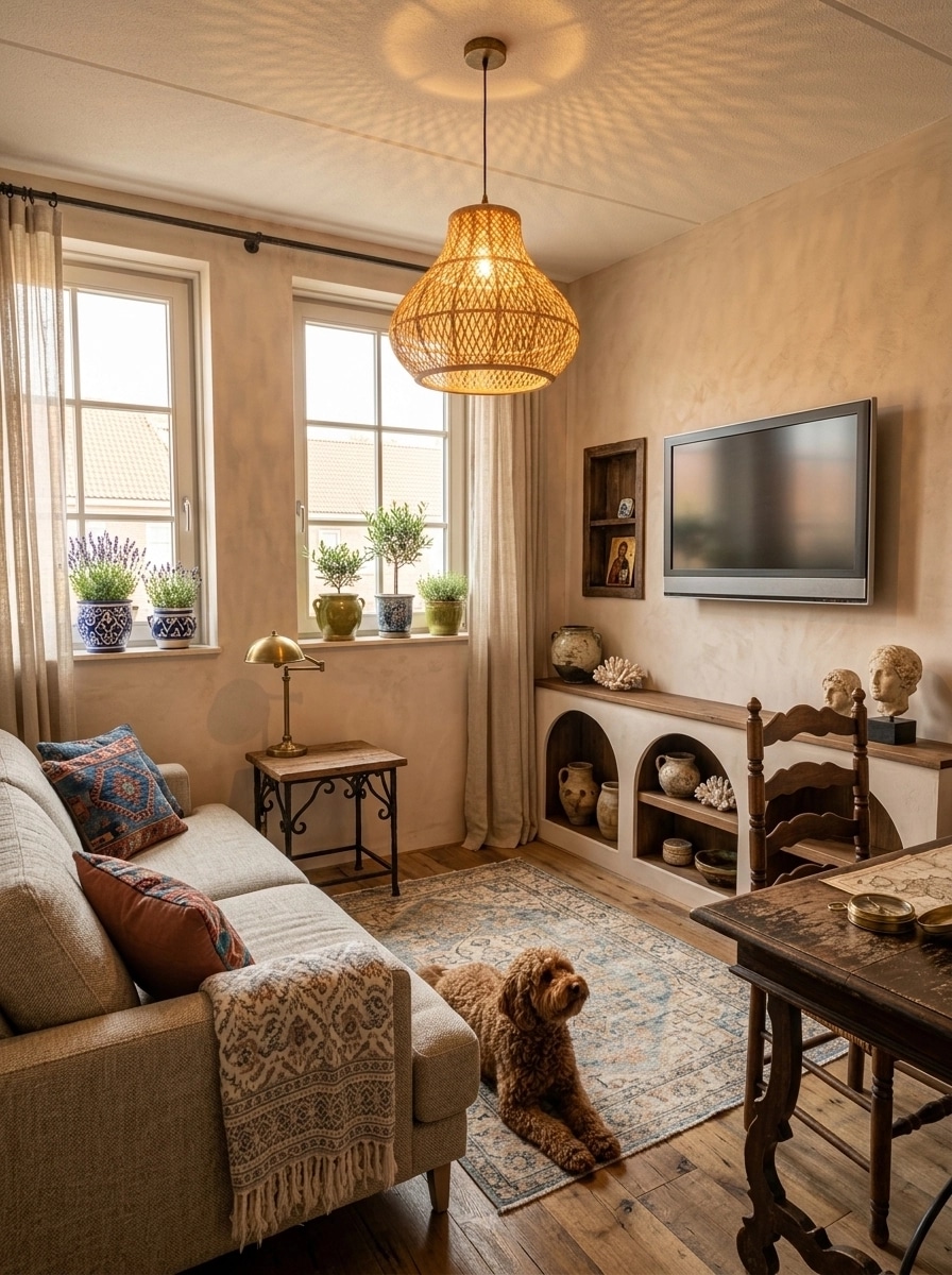 Interior design in Mediterranean style — other by GenRoom AI