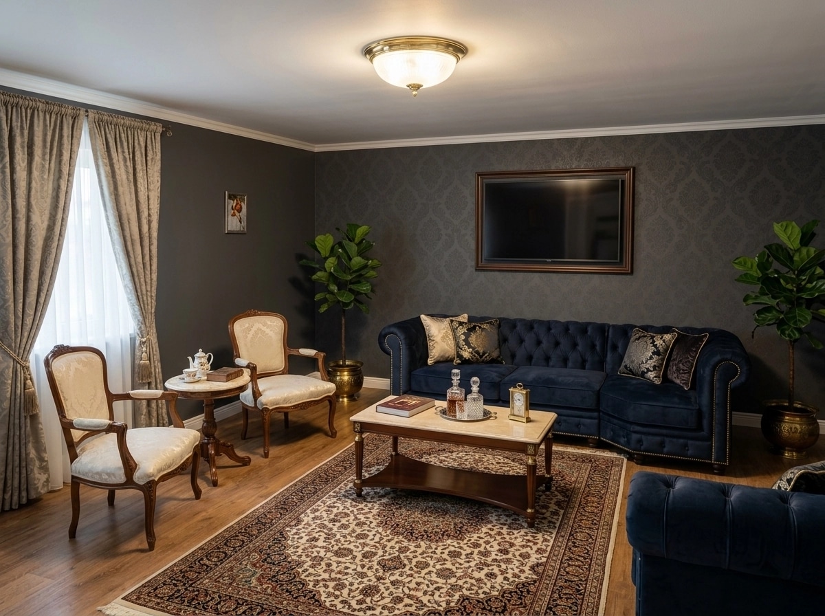 Interior design in Classic style — Living Room by GenRoom AI