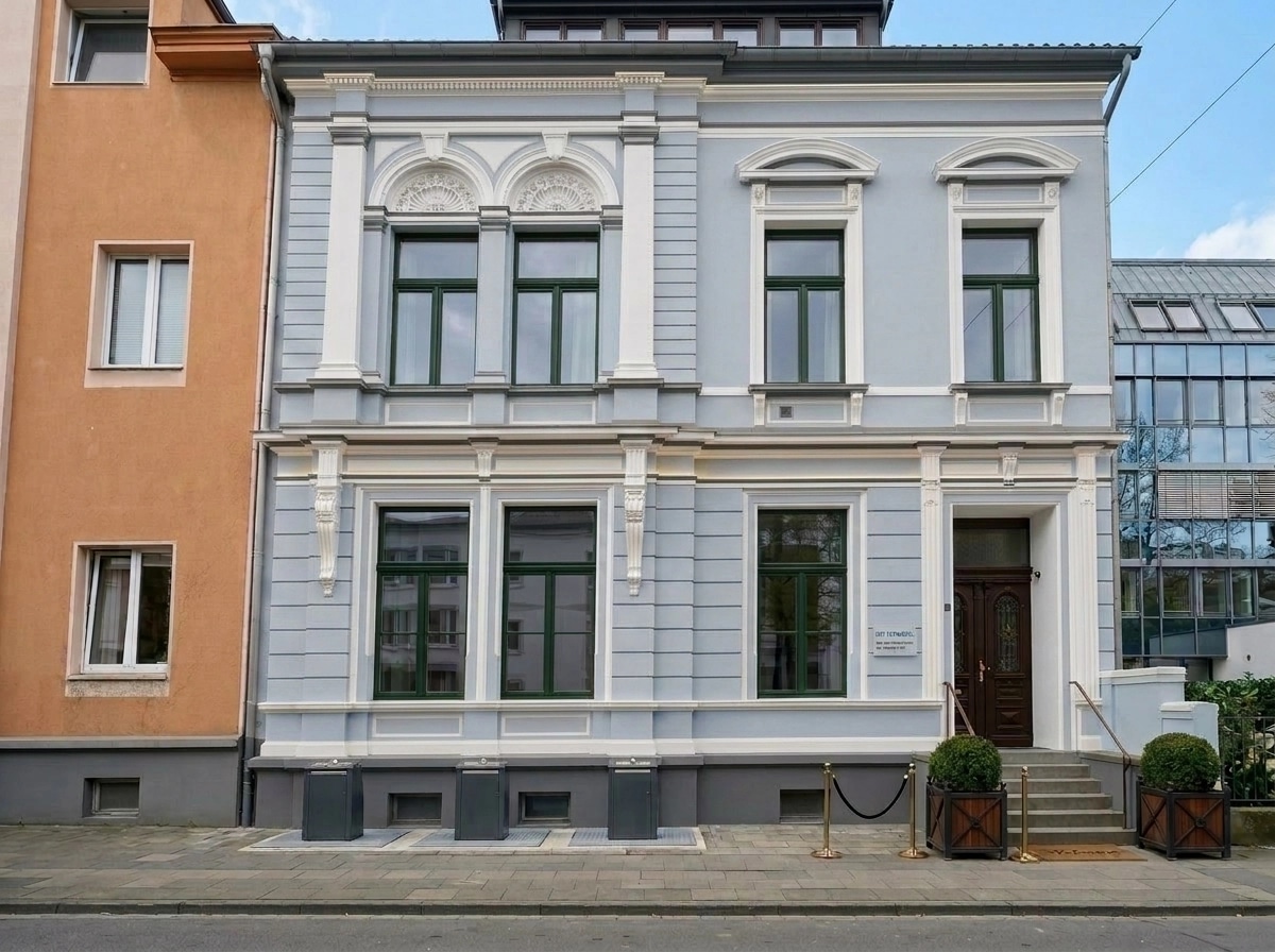 Neoclassic Facade Facade design — facade photo by GenRoom AI