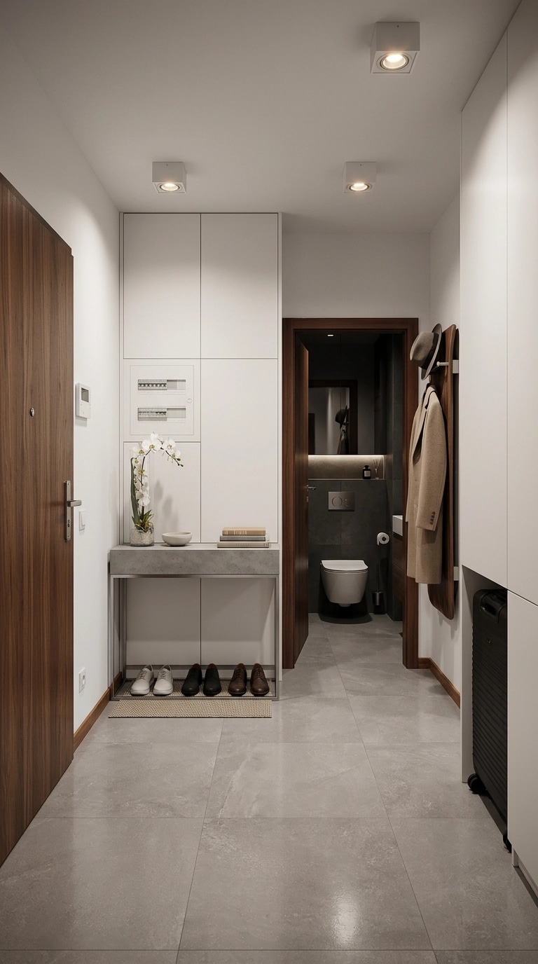 Minimalism Hallway design — interior photo by GenRoom AI