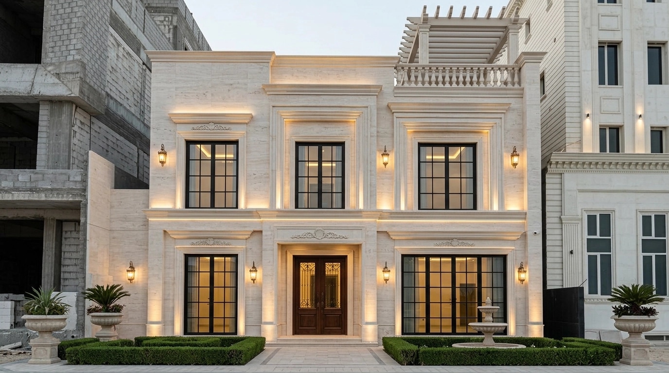 Classic Facade Facade design — facade photo by GenRoom AI