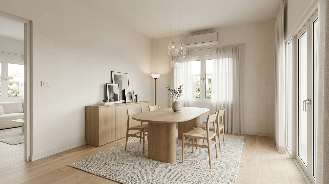 Interior design in Minimalism style — dining_room by GenRoom AI