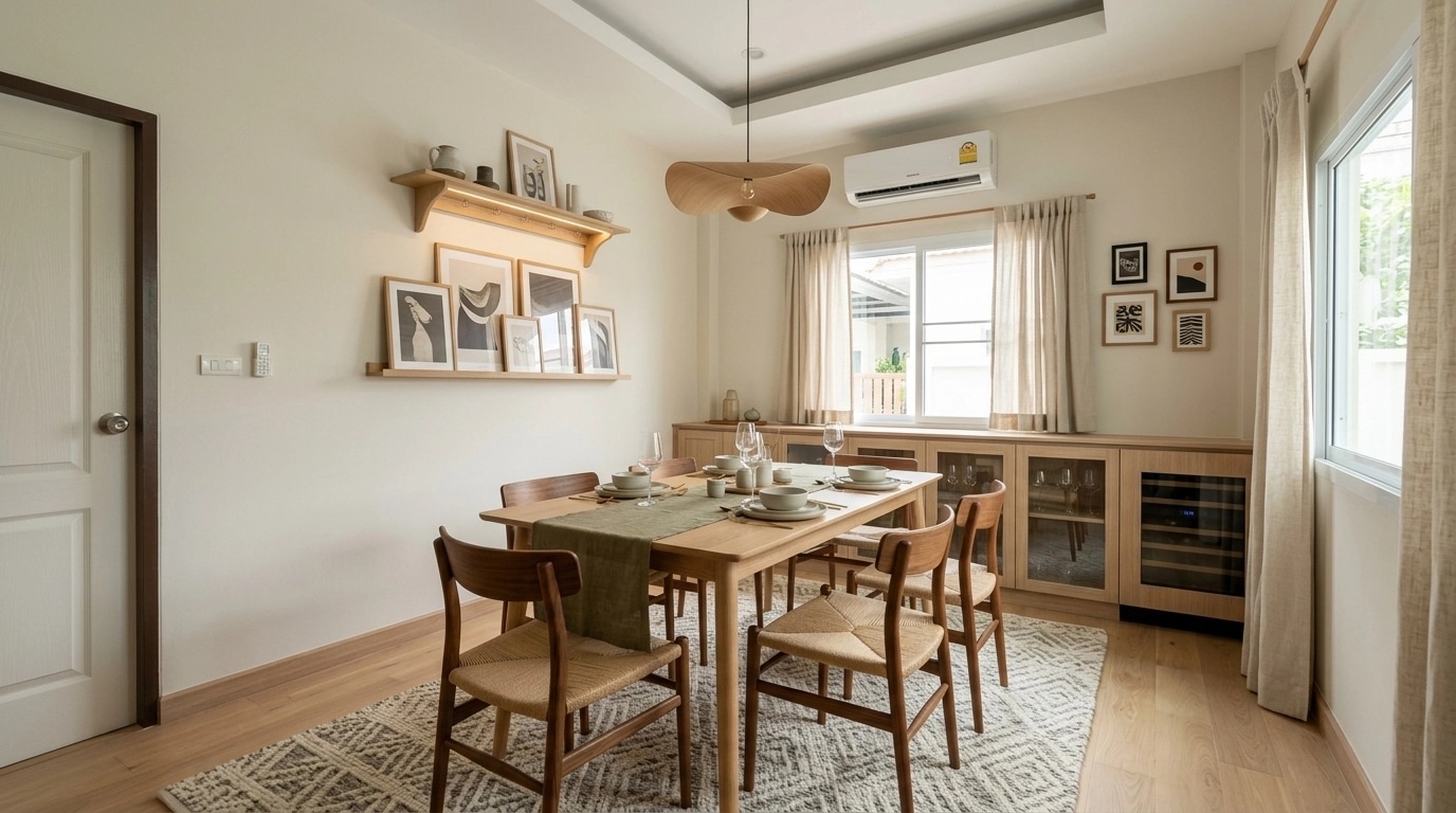 Interior design in Scandinavian style — dining_room by GenRoom AI