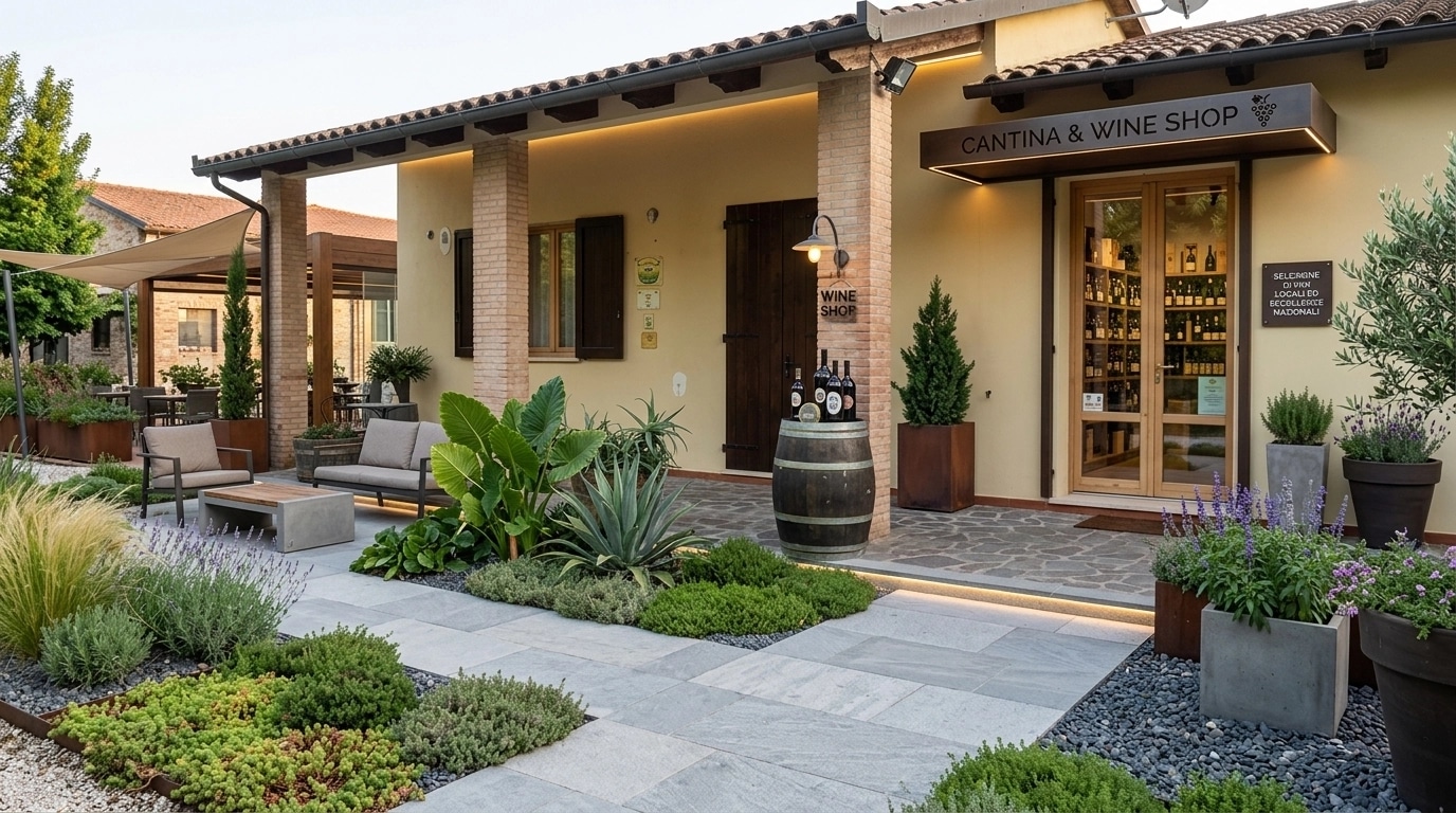 Landscape design in Contemporary Yard style — Yard by GenRoom AI