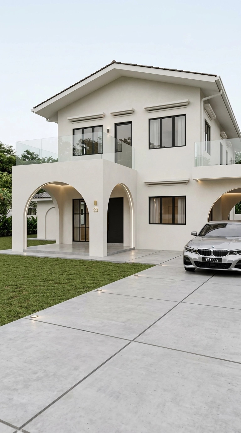 Minimalist Facade Facade design — facade photo by GenRoom AI