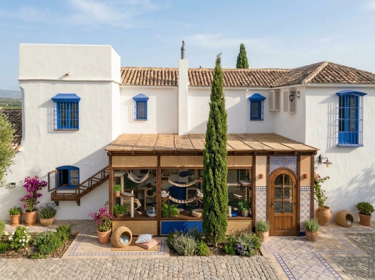 Cephe tasarımı Mediterranean Facade stili — Cephe GenRoom AI