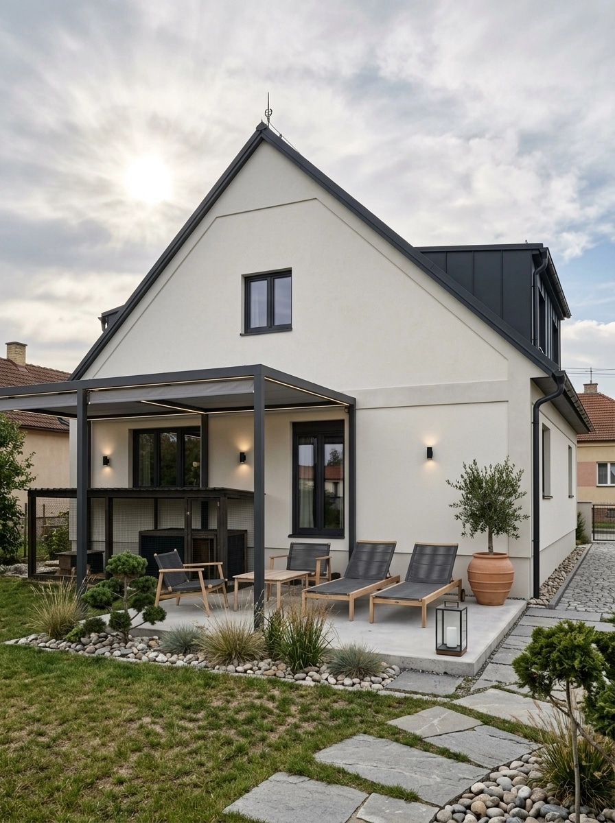 Scandinavian Facade Facade design — facade photo by GenRoom AI