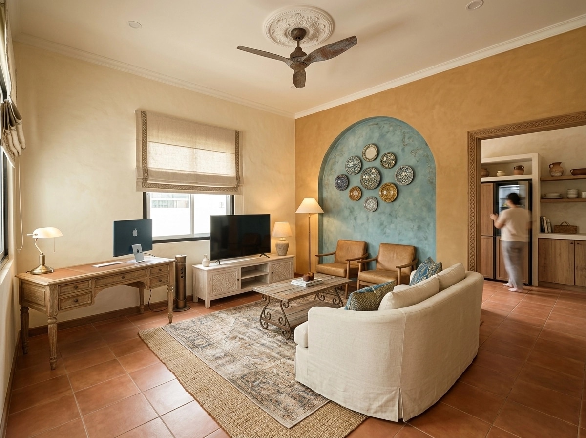 Interior design in Mediterranean style — Living Room by GenRoom AI