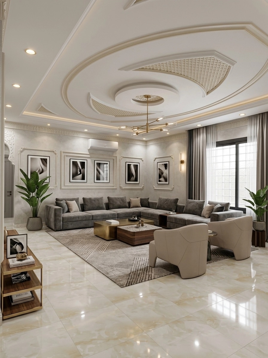 Interior design in Contemporary style — Living Room by GenRoom AI