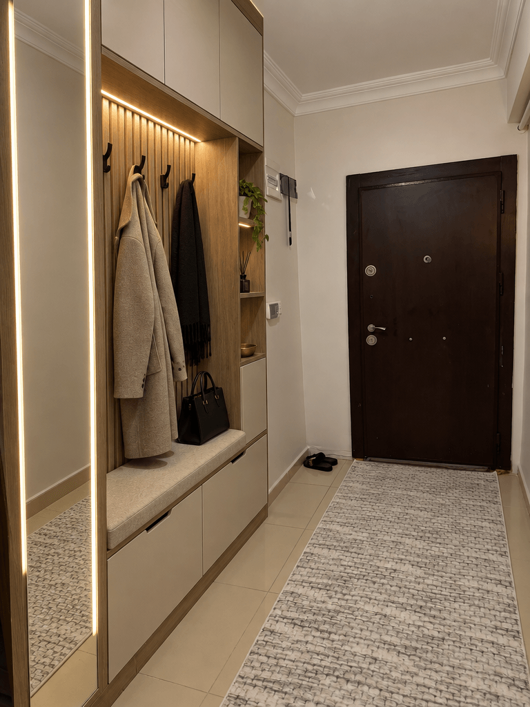 Interior design in Contemporary style — Hallway by GenRoom AI