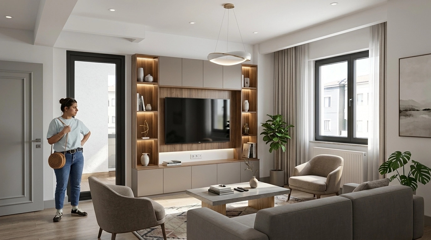 Interior design in Contemporary style — Living Room by GenRoom AI
