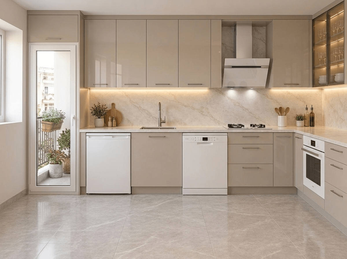 Kitchen interior in no_style style — photo by GenRoom AI