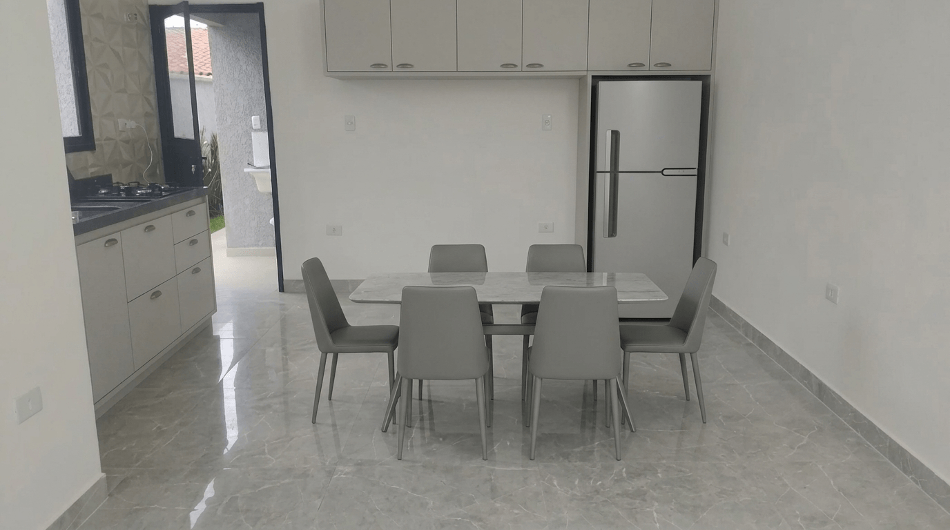 Kitchen interior in no_style style — photo by GenRoom AI