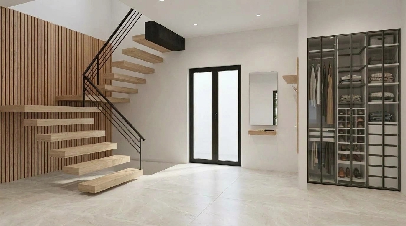 Hallway interior in no_style style — photo by GenRoom AI